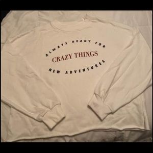 Cropped sweatshirt